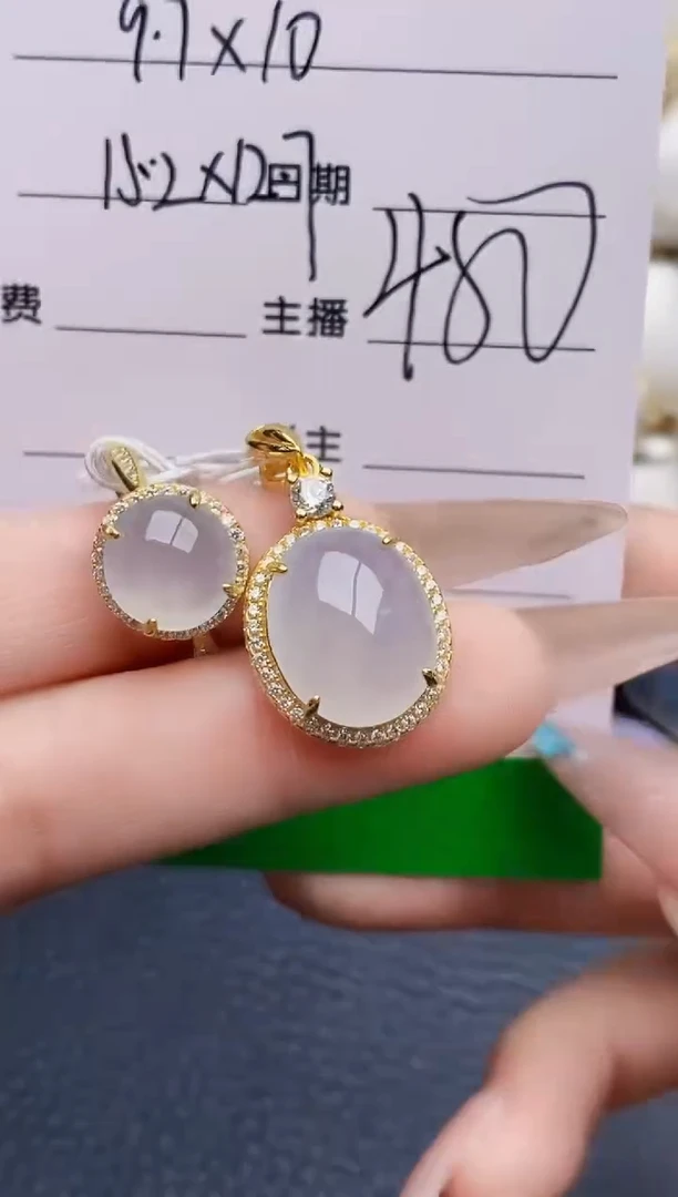 银S925镶嵌戒指翡翠3140