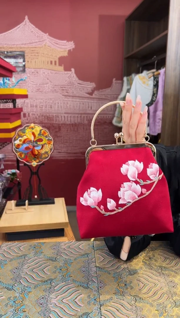 【闪购商品】刺绣苏绣手工刺绣包包