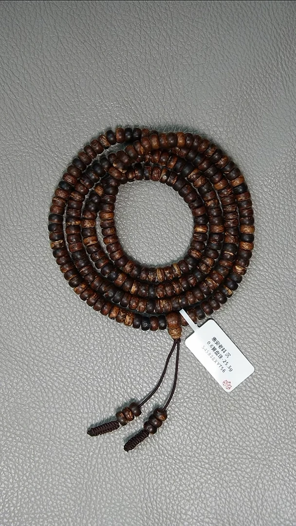 沉香手串0.6-25.3g惠安老料 算盘珠