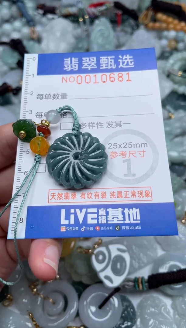 颈饰未镶嵌翡翠10681