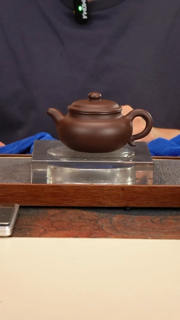 茶壶紫砂大仿古深井紫泥220cc内推孔