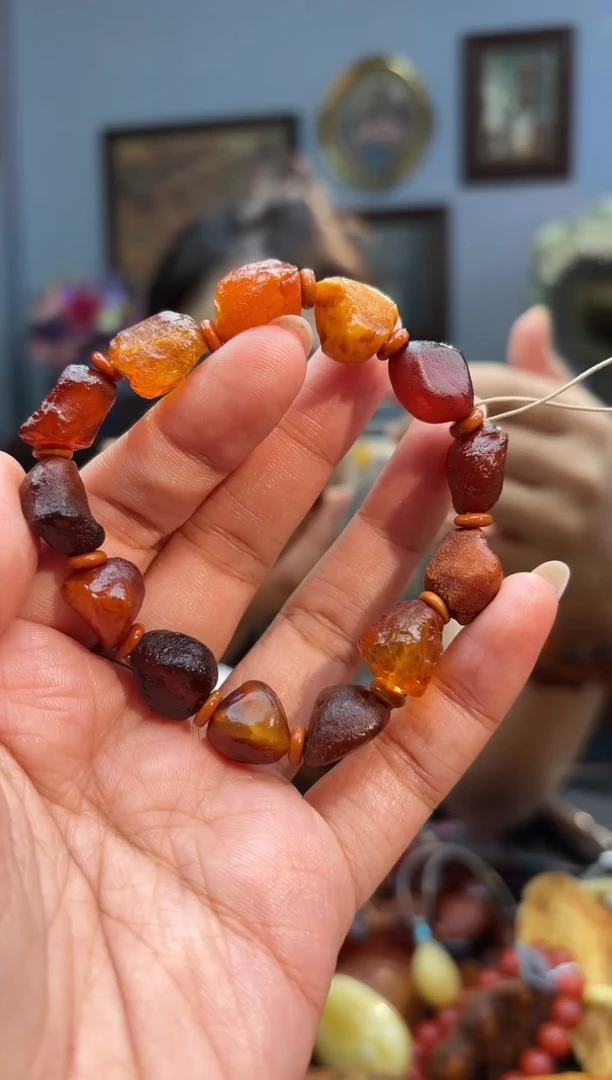 手串琥珀未镶嵌手串