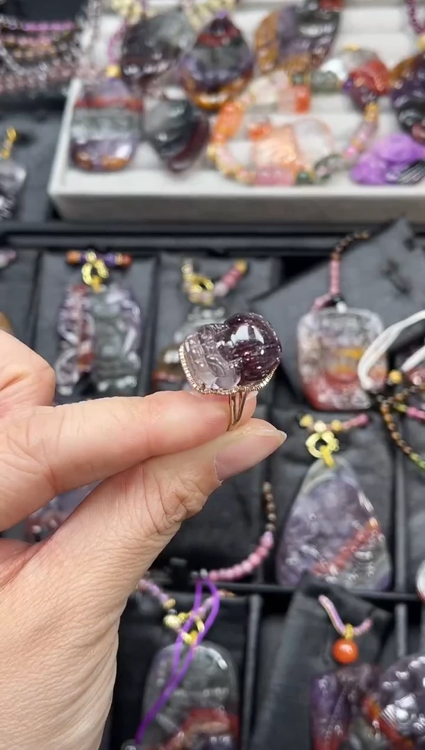 颈饰18K金镶嵌水晶【百晶灵儿】定制款