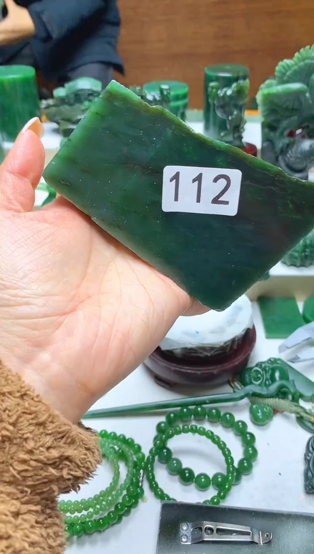 未镶嵌和田玉珠宝半成品1