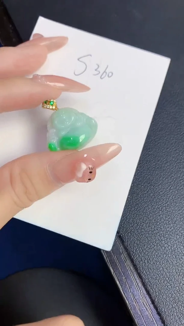 颈饰未镶嵌翡翠缅甸天然翡翠A货