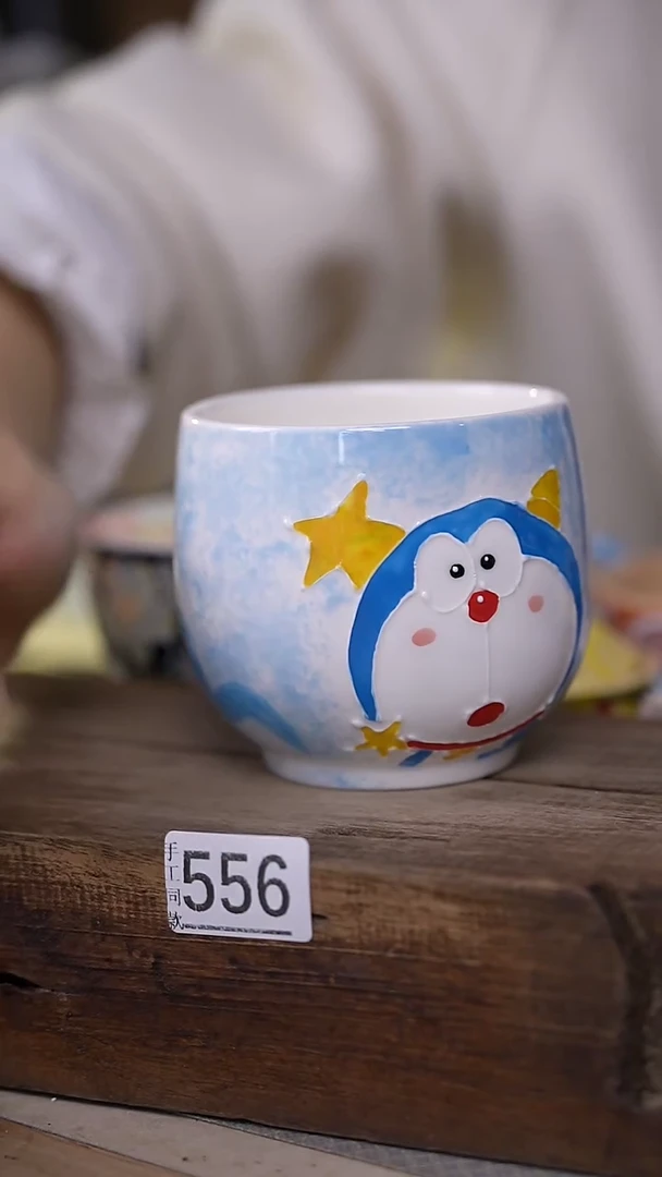 【闪购商品】瓷片福利 濑户烧手绘卡通杯