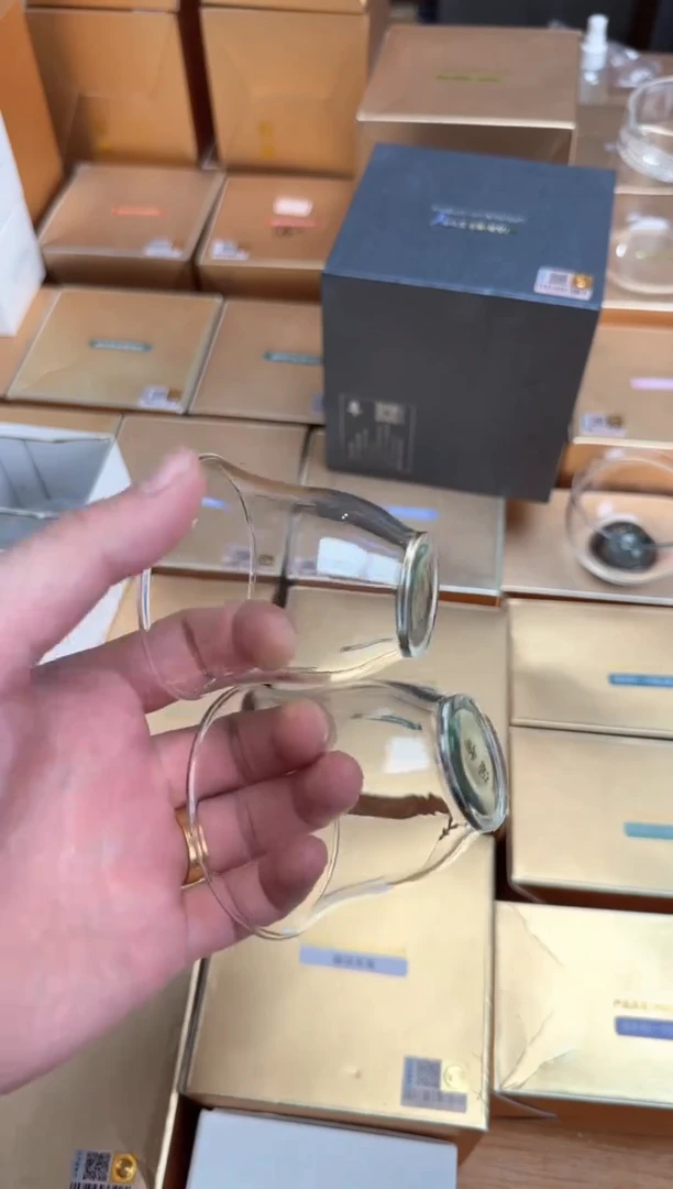 遇栖金标御香杯墨绿色