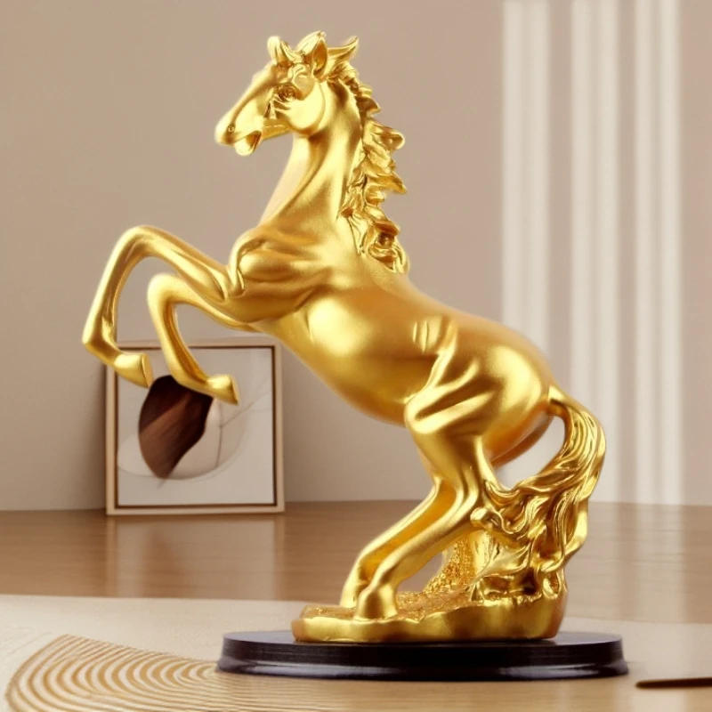 马到成功家居装饰品客厅工艺品马摆件大号办公室桌面电视酒柜风水