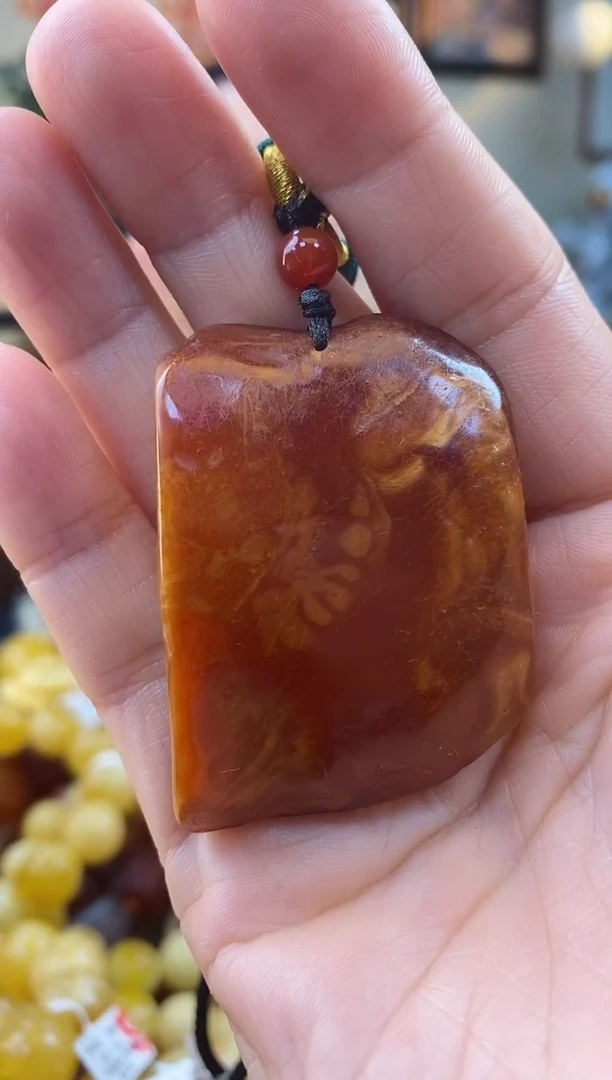 【闪购商品】琥珀颈饰未镶嵌吊坠