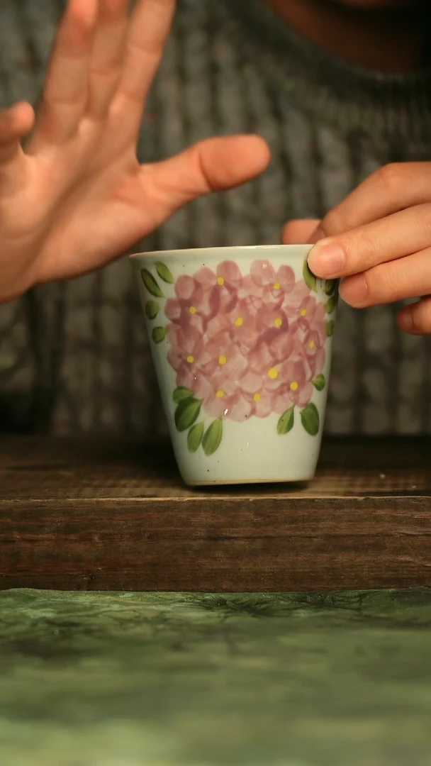 瓷器青诗集手工手绘瓷器