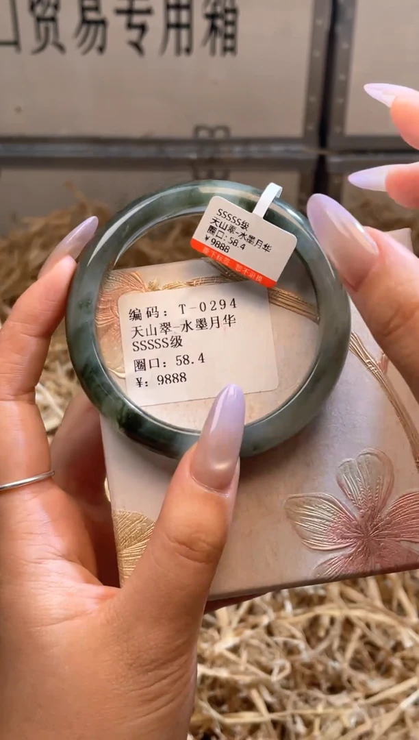 未镶嵌手镯石英质玉T0294