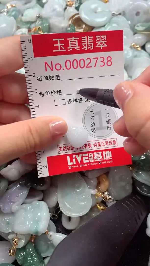 吊坠(不含链)未镶嵌翡翠2738