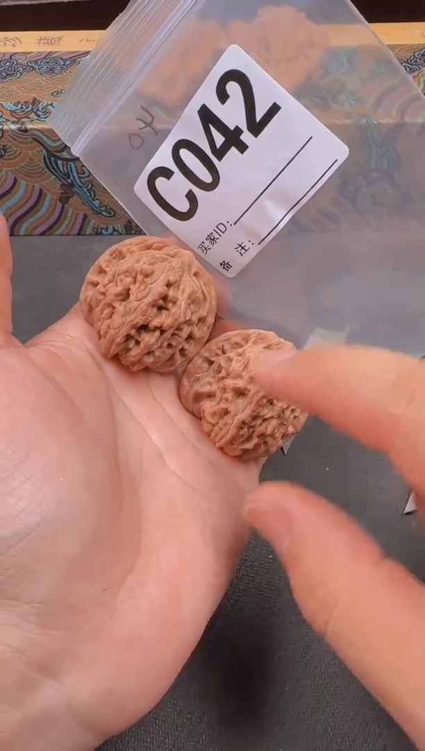 吊坠文玩核桃40秦皇楼042
