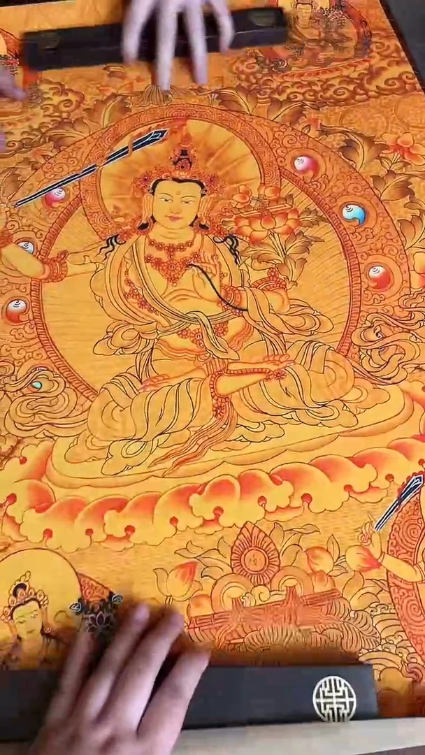 卷轴画手绘唐卡119