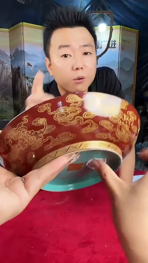 瓷片 瓷片景德镇陶瓷摆件k546