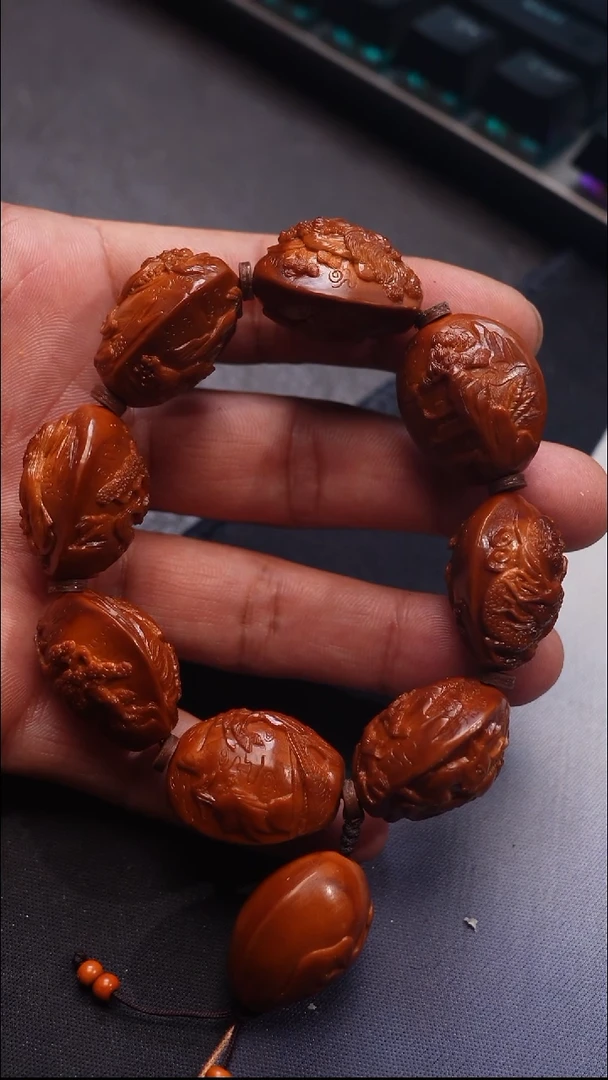 手串/手链橄榄核球*瘦苏州橄榄核