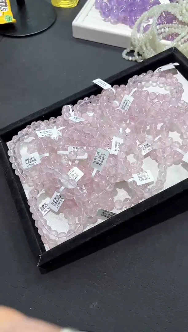 水晶手串未镶嵌72P多样性发其一【1条】默认微瑕10mm