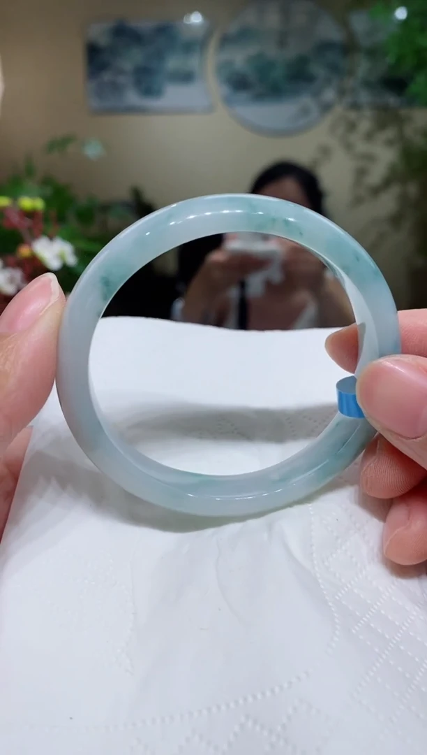 未镶嵌手镯翡翠圈口53-54