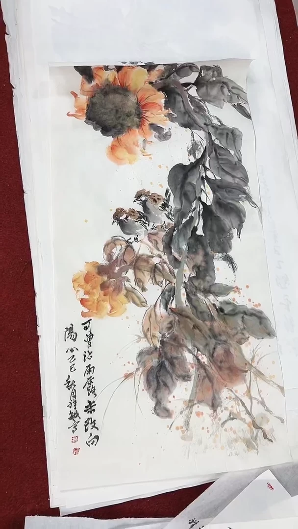 国画孟祥敏/国画/花鸟