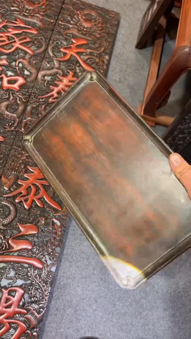 【闪购商品】非洲紫檀（红花梨）素盘