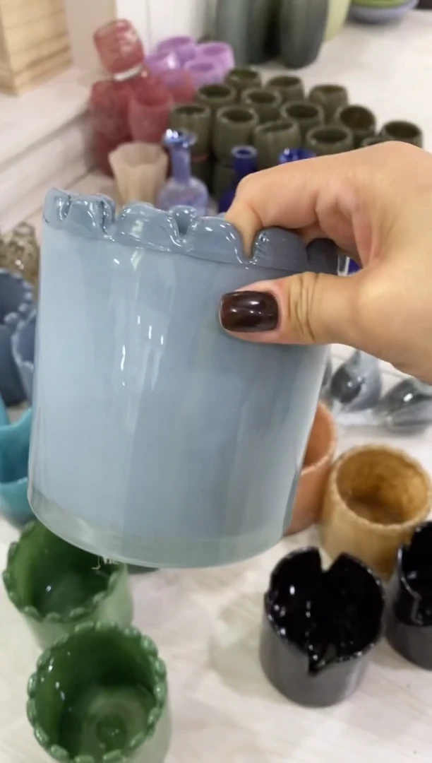 慕忆家手作琉璃花瓶