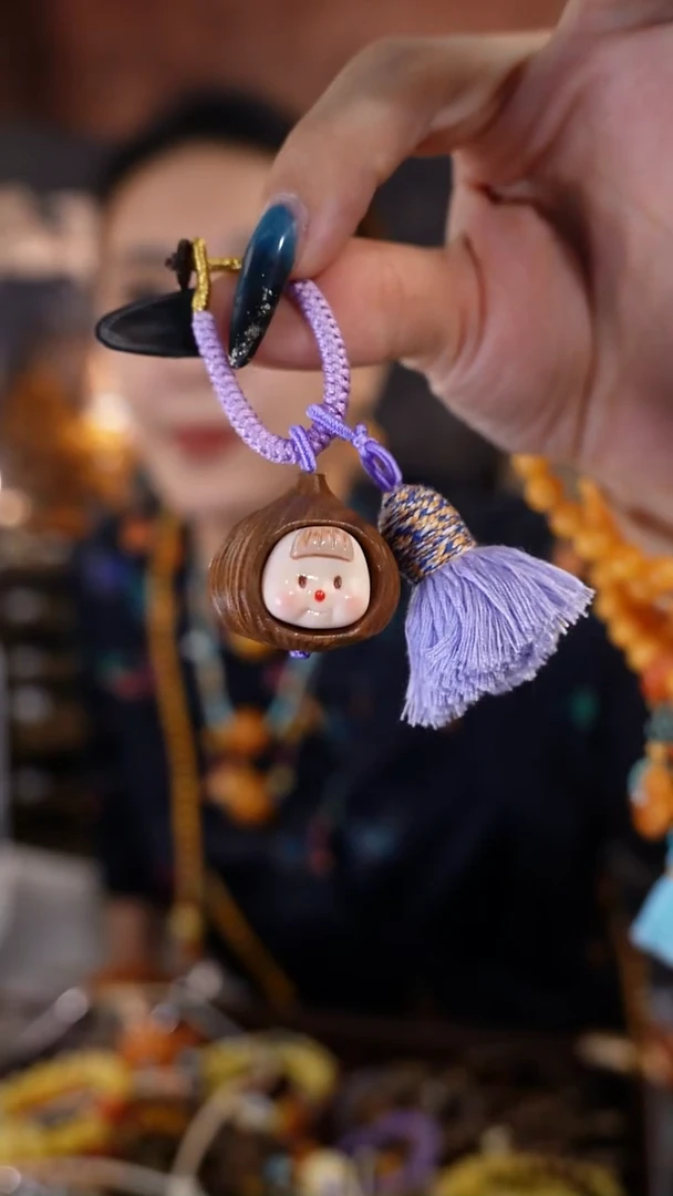 手链琥珀未镶嵌手机链