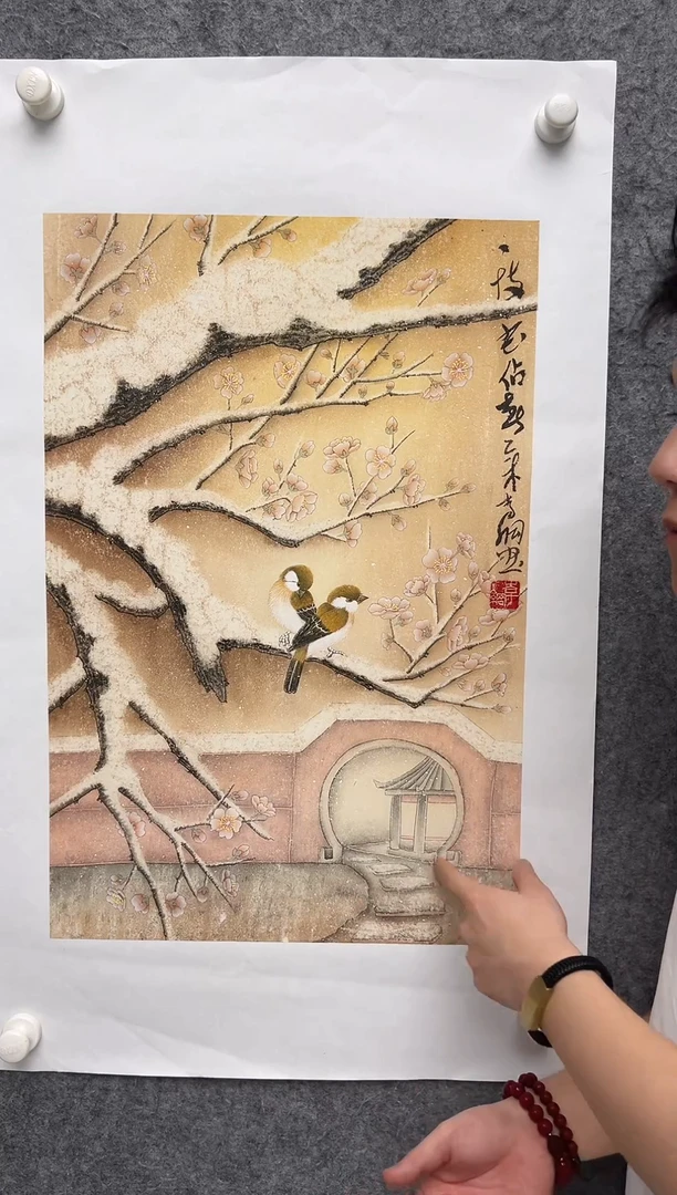 国画李纲-2.7平尺-国画作品