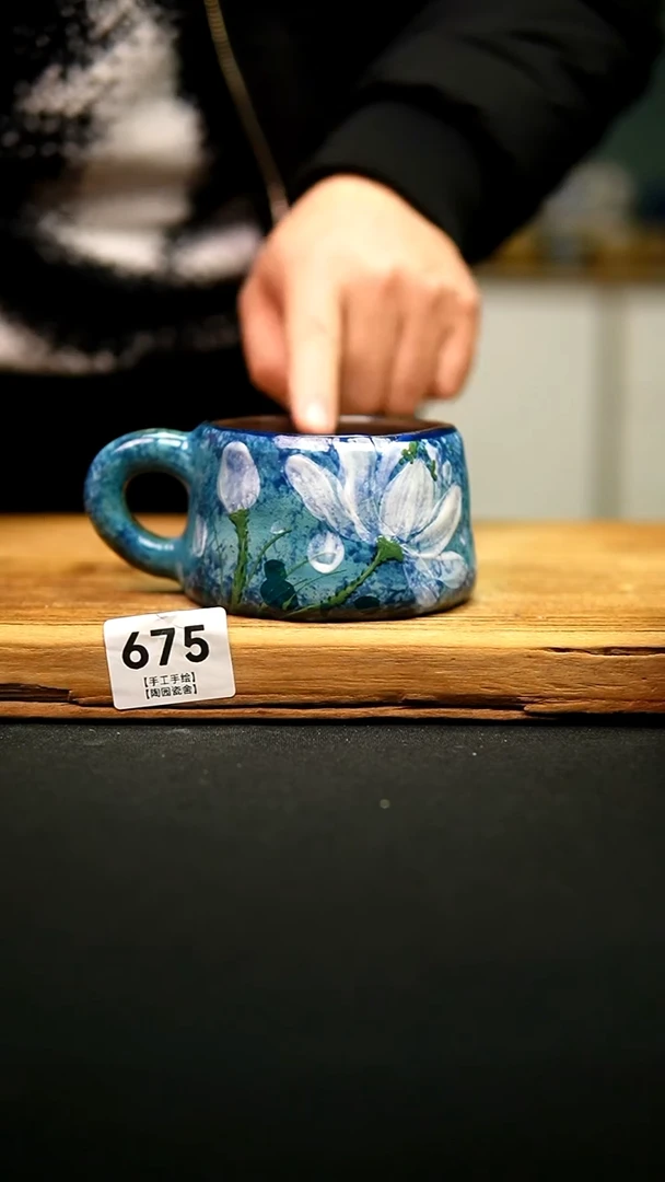 @@陶园瓷舍@@纯手工手绘@高温釉下彩