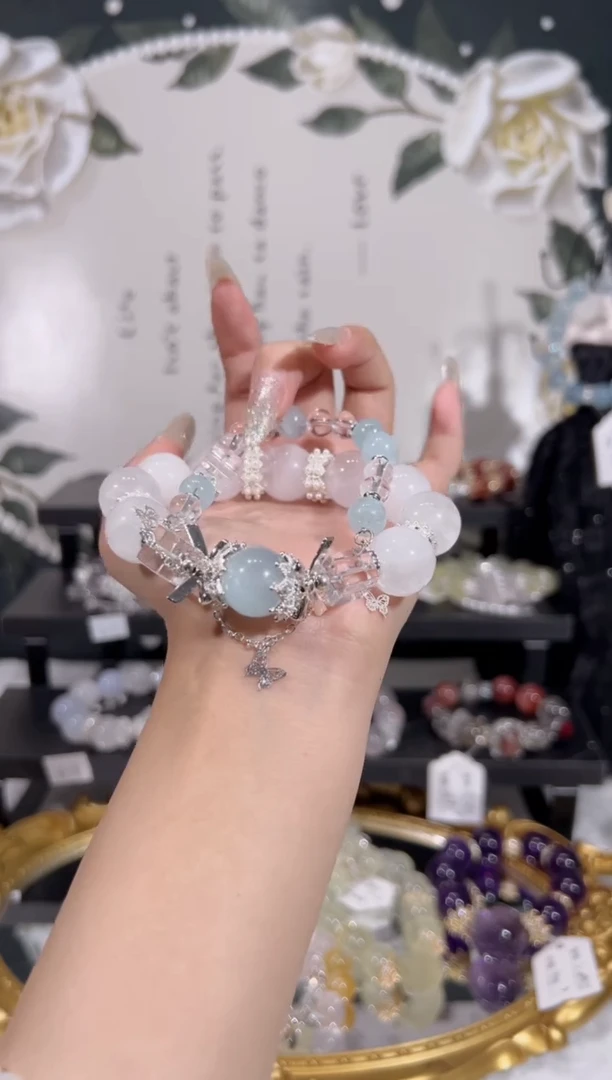 【闪购商品】水晶手链未镶嵌天然水晶默认微瑕 多样性发货发其一