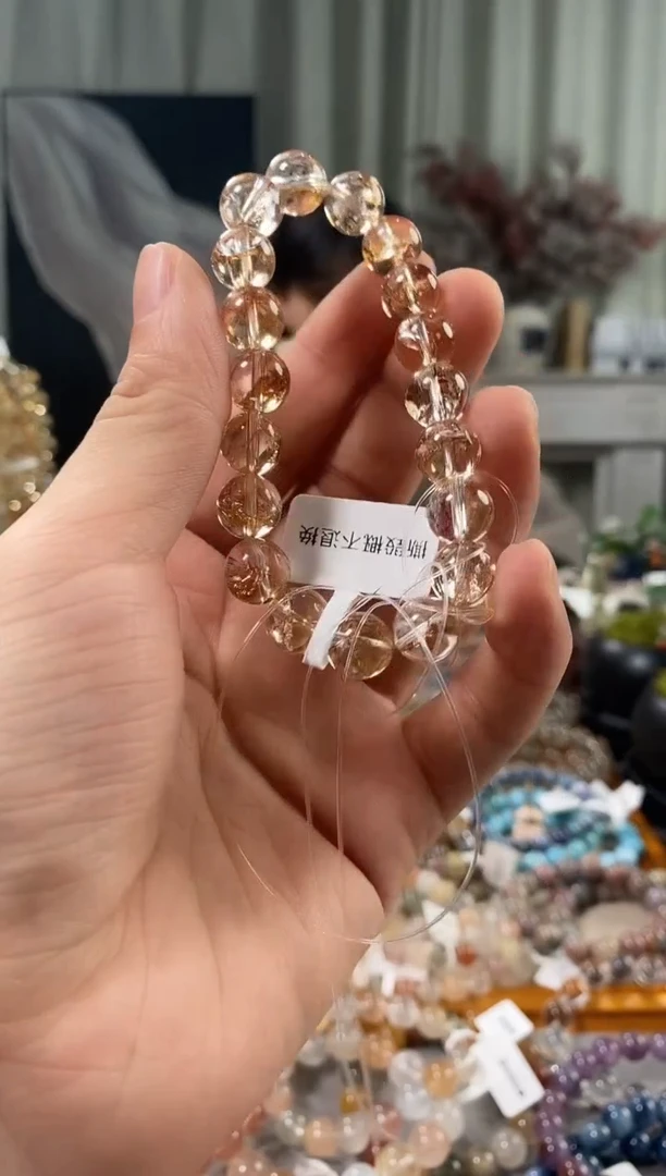 未镶嵌手链水晶c****e金箔锦鲤