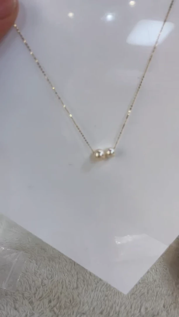 海水珍珠18K金镶嵌颈饰