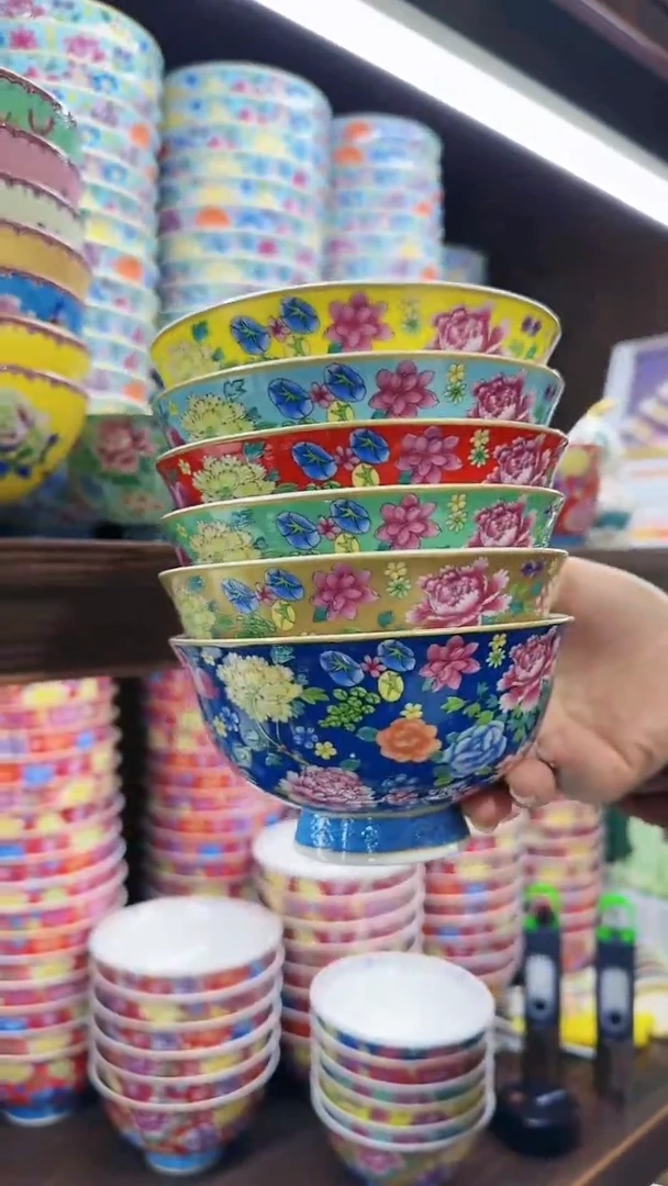 【闪购商品】瓷片5英寸饭碗10个景德镇陶瓷