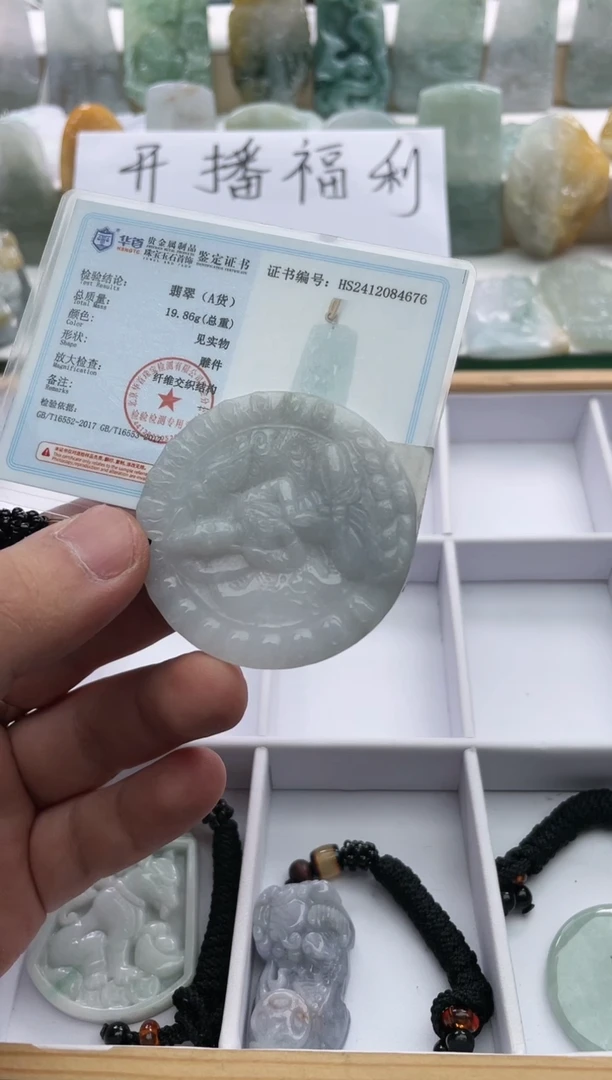 【闪购商品】翡翠颈饰未镶嵌..../2/17/ 19