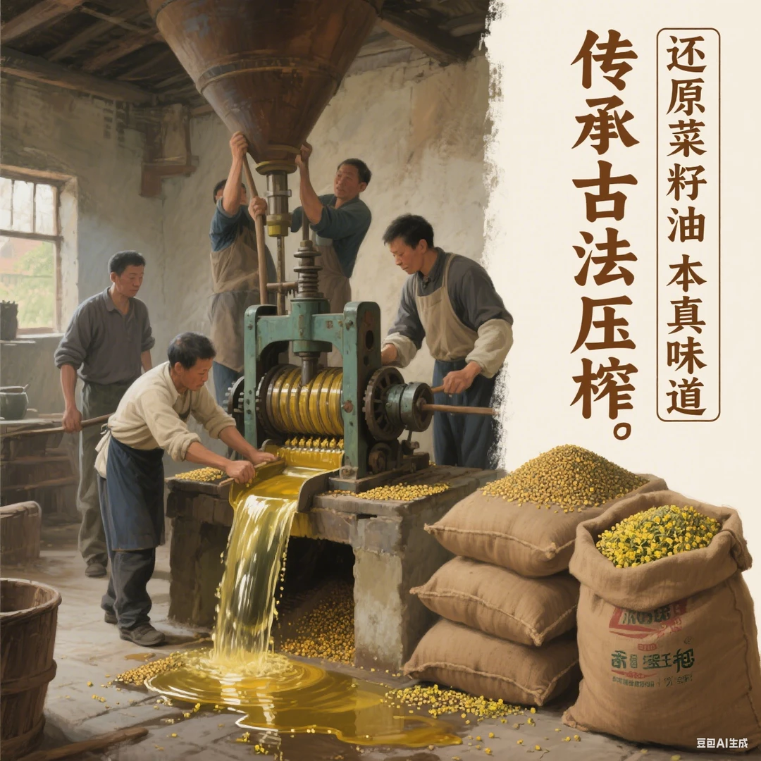 菜籽油农村现榨菜籽油无添加