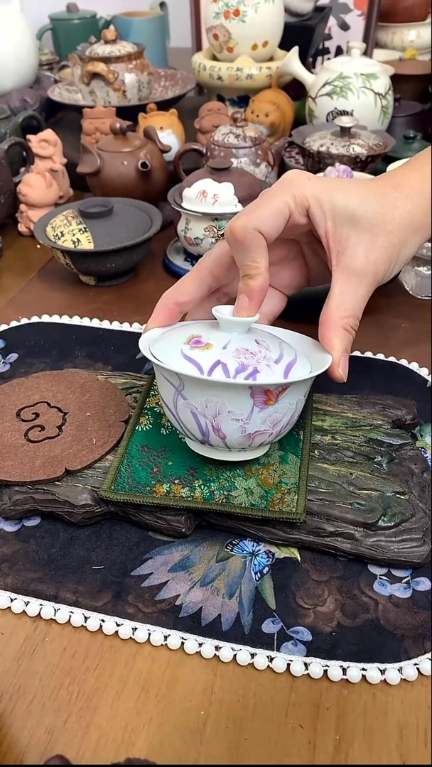 【茶瓷物语】盖碗