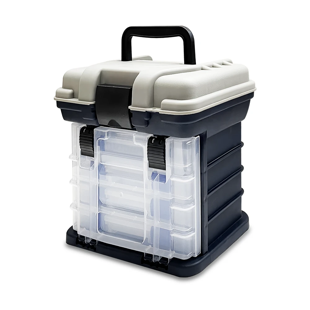 路亚箱多功能5层手提收纳箱海钓船钓钓箱路亚饵箱渔具钓鱼收纳箱