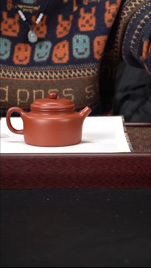 茶壶紫砂zq朱泥德钟
