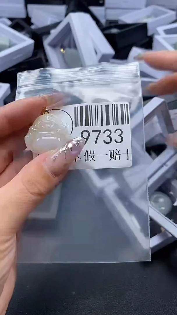 吊坠(不含链)未镶嵌翡翠9733
