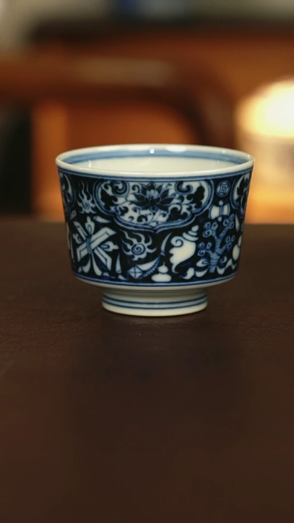 元黛工坊杂宝马蹄杯