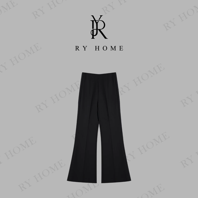 【容雨RYHOME】一字腰垂感休闲魔术裤251K2378