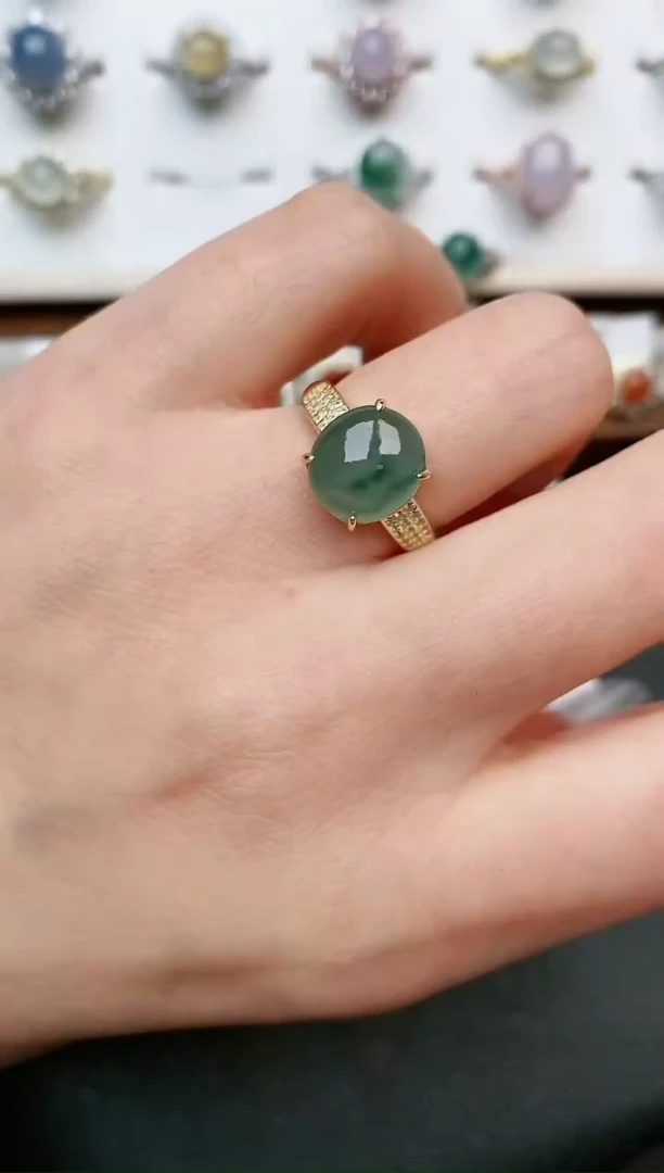 【闪购商品】翡翠戒指银S925镶嵌.....