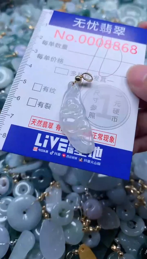 翡翠未镶嵌吊坠(不含链)8868