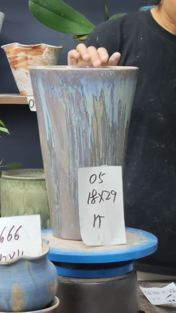 景德镇花盆默认微瑕05