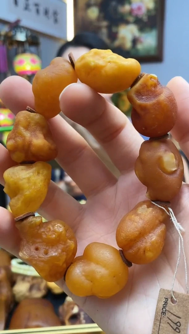 未镶嵌琥珀手串手串