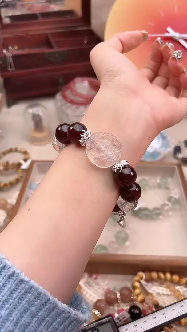 【闪购商品】水晶手链未镶嵌多样性发货发其一颜色微差