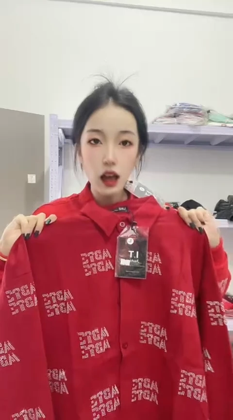 闪电购精品女装32复古红L