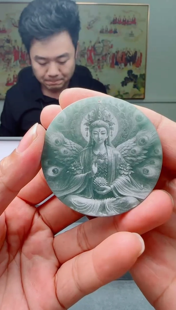 【闪购商品】翡翠颈饰未镶嵌佛母多样性随机一件发货