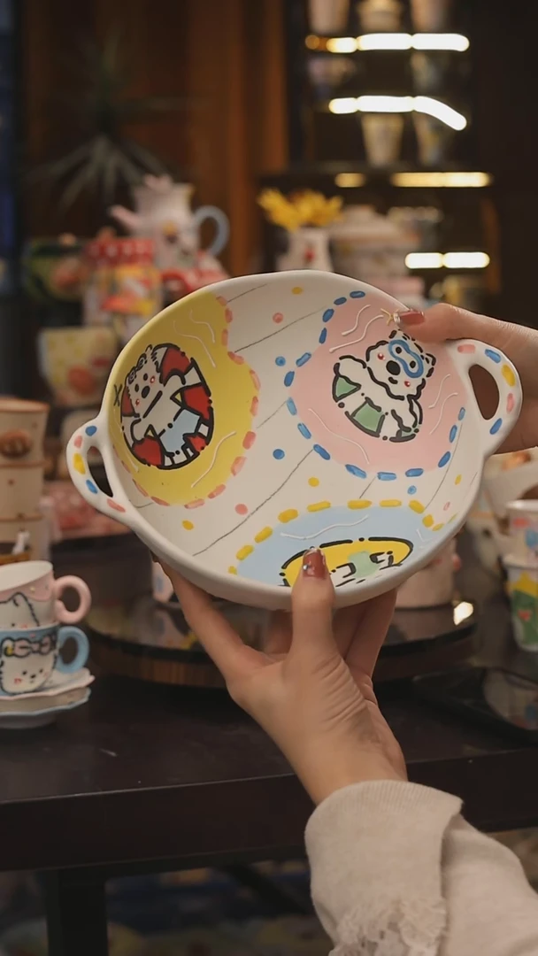 景德镇釉下彩绘设计师款式陶瓷