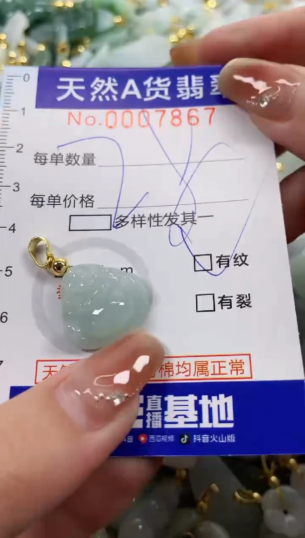 颈饰未镶嵌翡翠天然A货翡翠