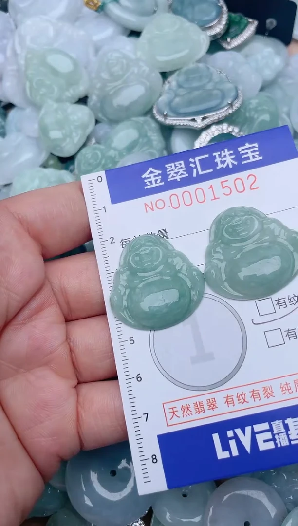 翡翠未镶嵌颈饰1502